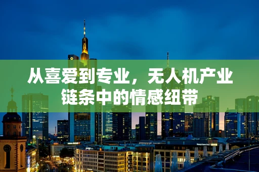 从喜爱到专业，无人机产业链条中的情感纽带