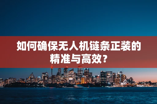 如何确保无人机链条正装的精准与高效？