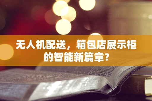 无人机配送，箱包店展示柜的智能新篇章？