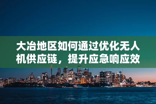 大冶地区如何通过优化无人机供应链，提升应急响应效率？