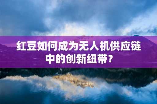红豆如何成为无人机供应链中的创新纽带？