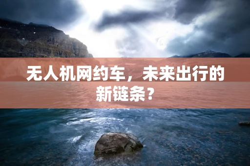 无人机网约车，未来出行的新链条？