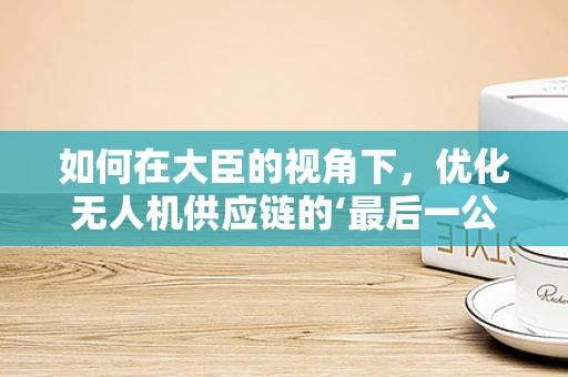 如何在大臣的视角下，优化无人机供应链的‘最后一公里’？