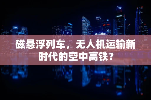 磁悬浮列车，无人机运输新时代的空中高铁？