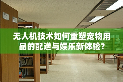 无人机技术如何重塑宠物用品的配送与娱乐新体验？