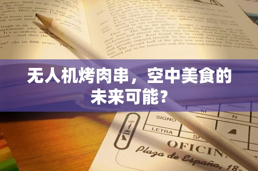 无人机烤肉串，空中美食的未来可能？