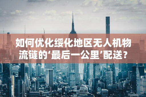 如何优化绥化地区无人机物流链的‘最后一公里’配送？