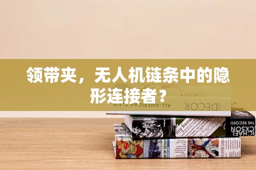 领带夹，无人机链条中的隐形连接者？