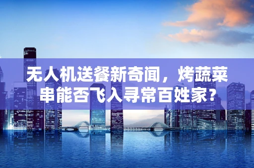 无人机送餐新奇闻，烤蔬菜串能否飞入寻常百姓家？