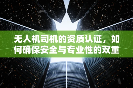 无人机司机的资质认证，如何确保安全与专业性的双重保障？