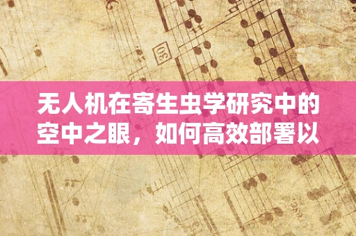无人机在寄生虫学研究中的空中之眼，如何高效部署以监测生物多样性？