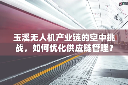 玉溪无人机产业链的空中挑战，如何优化供应链管理？