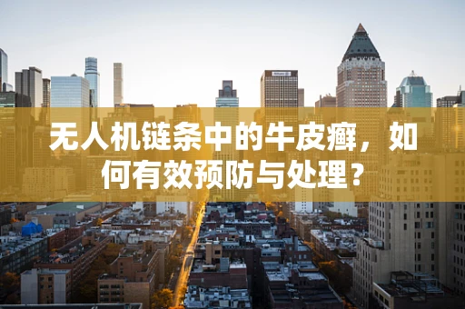 无人机链条中的牛皮癣，如何有效预防与处理？