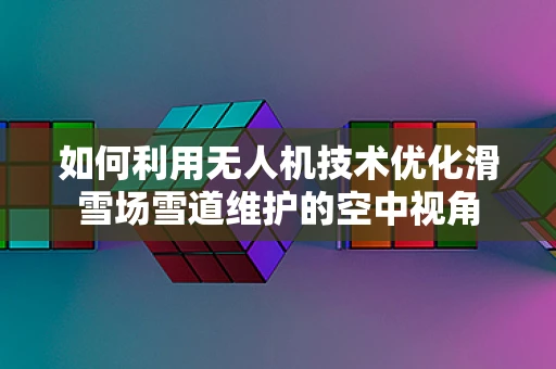 如何利用无人机技术优化滑雪场雪道维护的空中视角