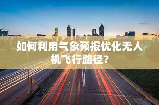 如何利用气象预报优化无人机飞行路径？