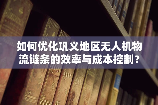 如何优化巩义地区无人机物流链条的效率与成本控制？