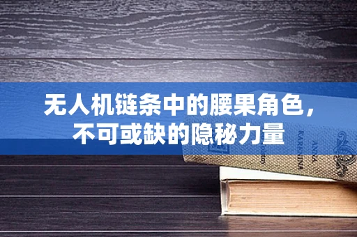 无人机链条中的腰果角色，不可或缺的隐秘力量