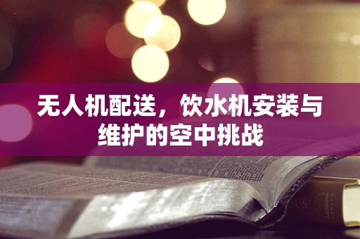 无人机配送，饮水机安装与维护的空中挑战