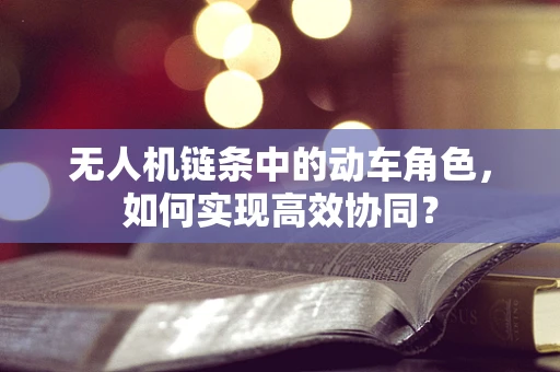 无人机链条中的动车角色，如何实现高效协同？