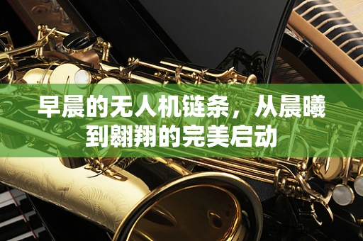 早晨的无人机链条，从晨曦到翱翔的完美启动