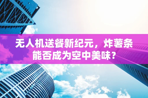 无人机送餐新纪元，炸薯条能否成为空中美味？
