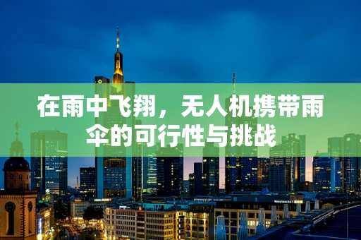 在雨中飞翔，无人机携带雨伞的可行性与挑战
