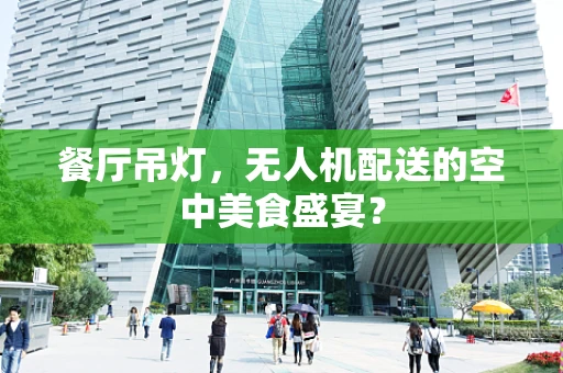 餐厅吊灯，无人机配送的空中美食盛宴？