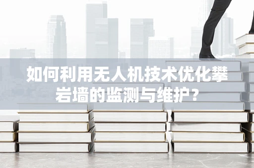 如何利用无人机技术优化攀岩墙的监测与维护？