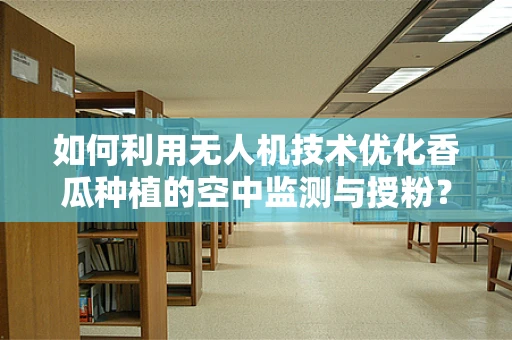 如何利用无人机技术优化香瓜种植的空中监测与授粉？