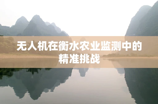 无人机在衡水农业监测中的精准挑战