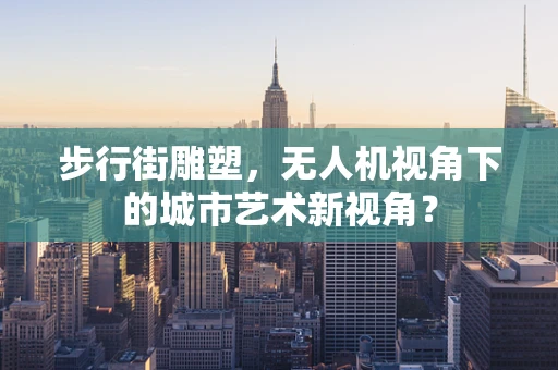 步行街雕塑，无人机视角下的城市艺术新视角？