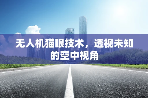 无人机猫眼技术，透视未知的空中视角