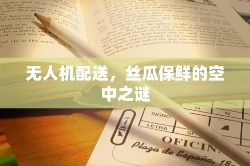 无人机配送，丝瓜保鲜的空中之谜