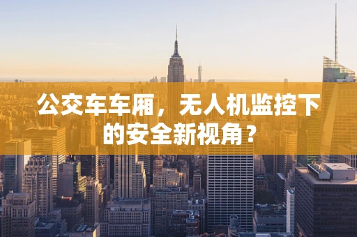 公交车车厢，无人机监控下的安全新视角？