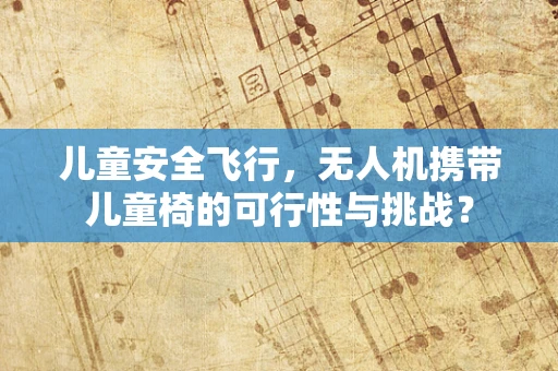 儿童安全飞行，无人机携带儿童椅的可行性与挑战？