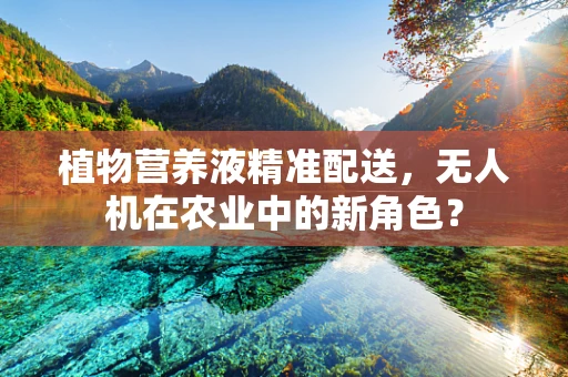 植物营养液精准配送，无人机在农业中的新角色？