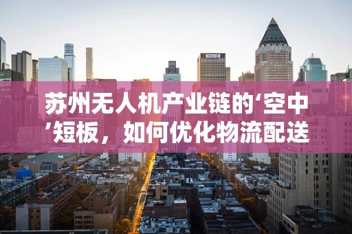 苏州无人机产业链的‘空中’短板，如何优化物流配送环节？