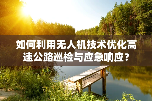 如何利用无人机技术优化高速公路巡检与应急响应？
