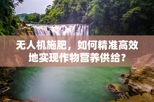 无人机施肥，如何精准高效地实现作物营养供给？