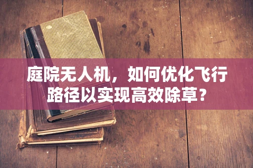 庭院无人机，如何优化飞行路径以实现高效除草？