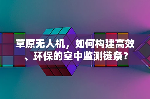 草原无人机，如何构建高效、环保的空中监测链条？