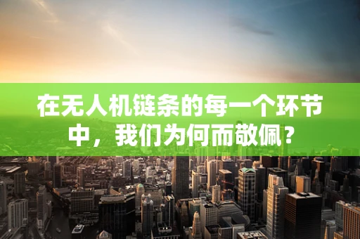 在无人机链条的每一个环节中，我们为何而敬佩？