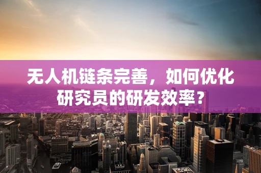 无人机链条完善，如何优化研究员的研发效率？