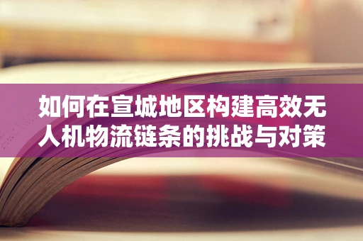 如何在宣城地区构建高效无人机物流链条的挑战与对策