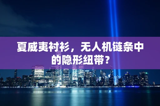 夏威夷衬衫，无人机链条中的隐形纽带？