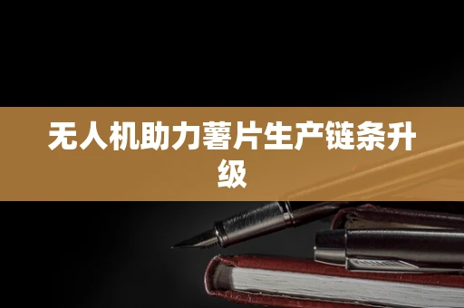 无人机助力薯片生产链条升级
