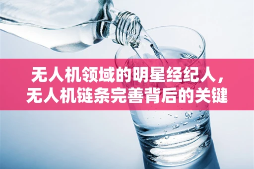 无人机领域的明星经纪人，无人机链条完善背后的关键力量