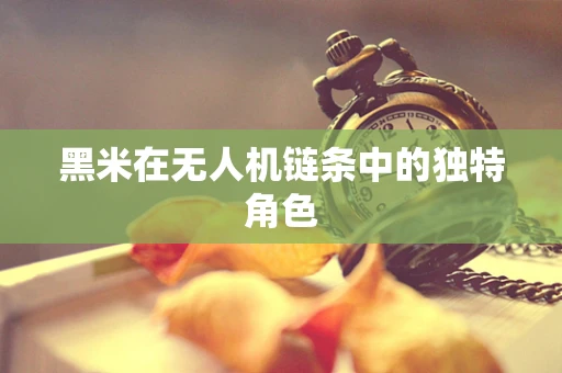 黑米在无人机链条中的独特角色