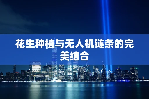 花生种植与无人机链条的完美结合