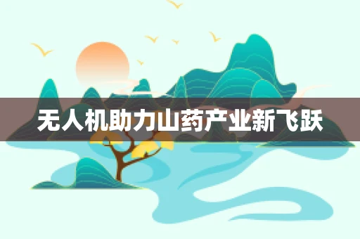 无人机助力山药产业新飞跃